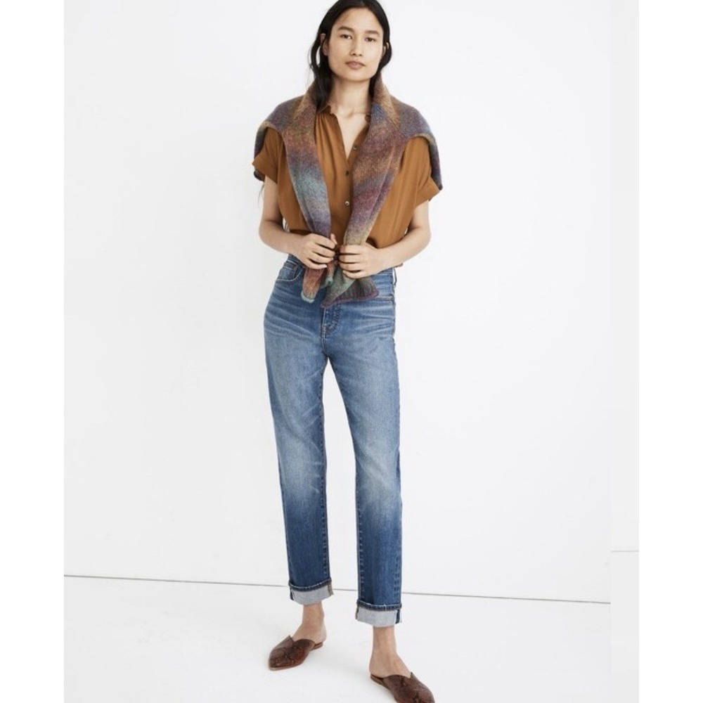 Madewell Tall Classic Straight Jeans Ives Wash Selvedge Edition 32T High Rise 32